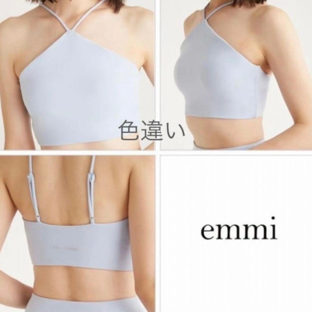 エミ ヨガ イプサ サステナレッチ ブラトップ 1 黒 ヨガウェア ハーフトップ