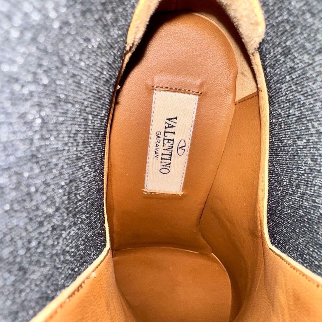 【未使用級】VALENTINO ヴァレンティノ ロックスタッズ サイドゴアブーツ
