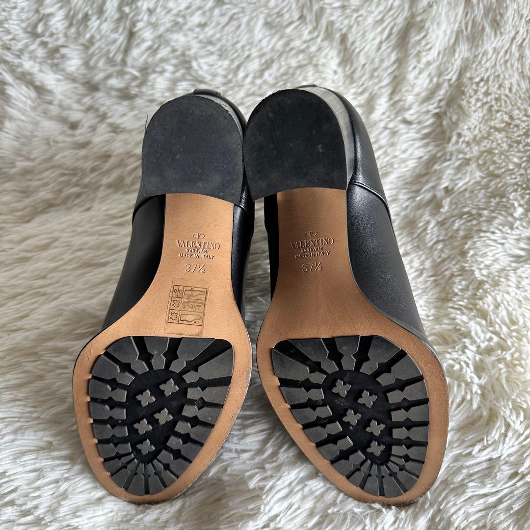【未使用級】VALENTINO ヴァレンティノ ロックスタッズ サイドゴアブーツ