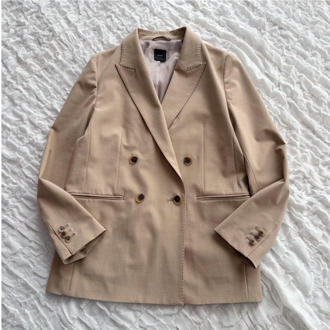 【1度着用のみ美品】 スピックアンドスパン ダブルブレストジャケット 25SS
