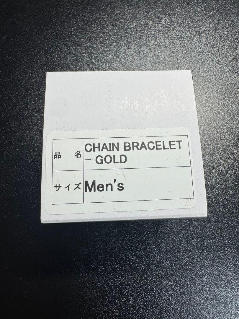 ミュージシャン Pointless Journey CHAIN BRACELET - GOLD