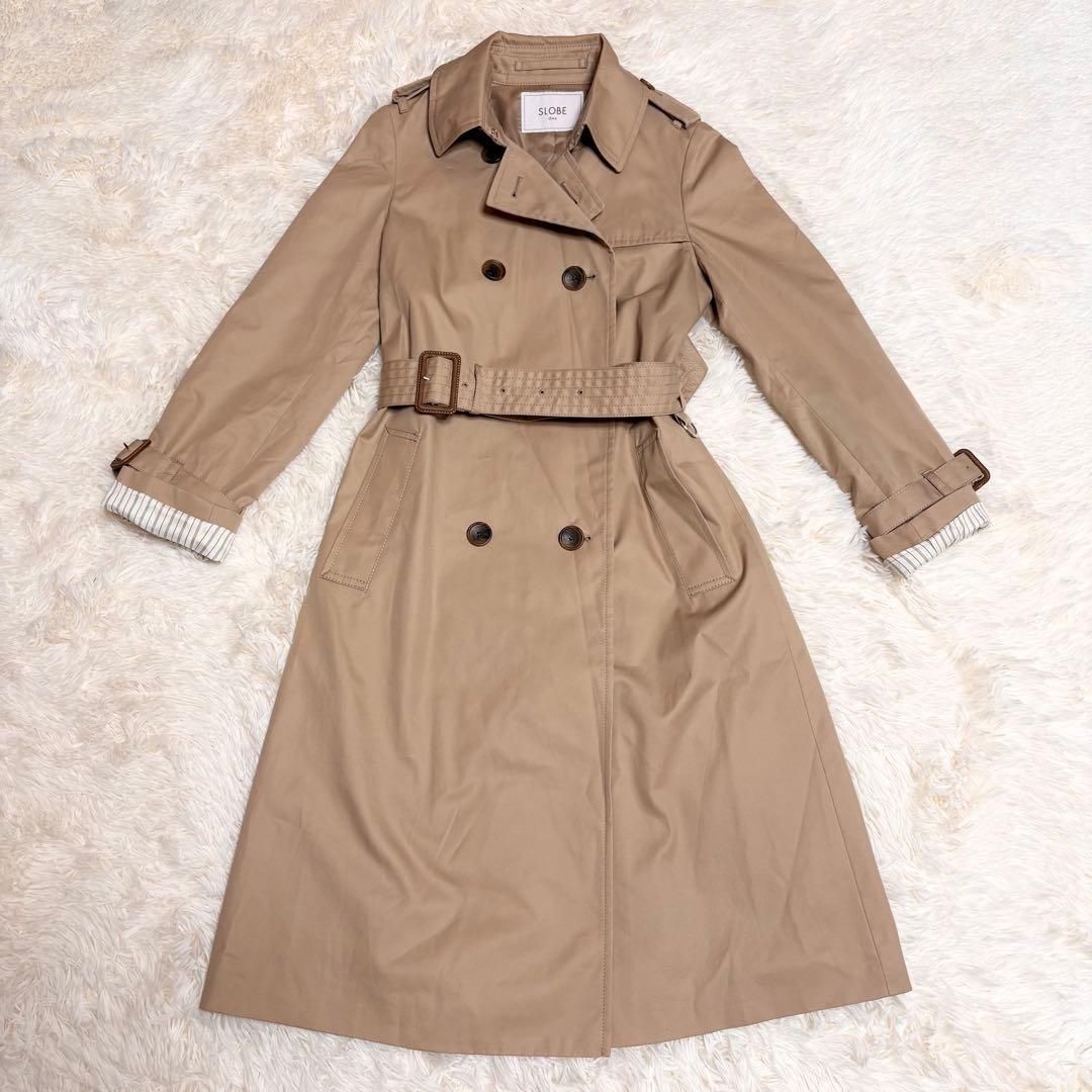 SLOBE IENAスローブ イエナ トレンチコート 38 ベージュ 19SS