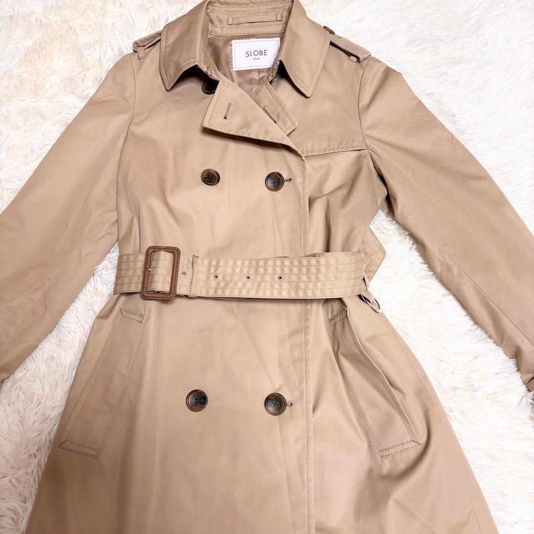 SLOBE IENAスローブ イエナ トレンチコート 38 ベージュ 19SS