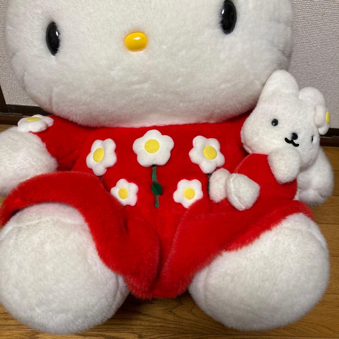 キティ ぬいぐるみ big ハローキティ ジャンボ キティー 特大 サンリオ