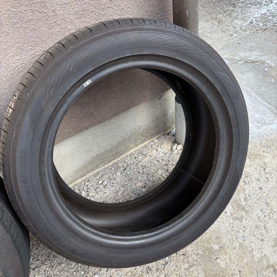 YOKOHAMA ADVAN dB 225/50R17 17インチタイヤ4本