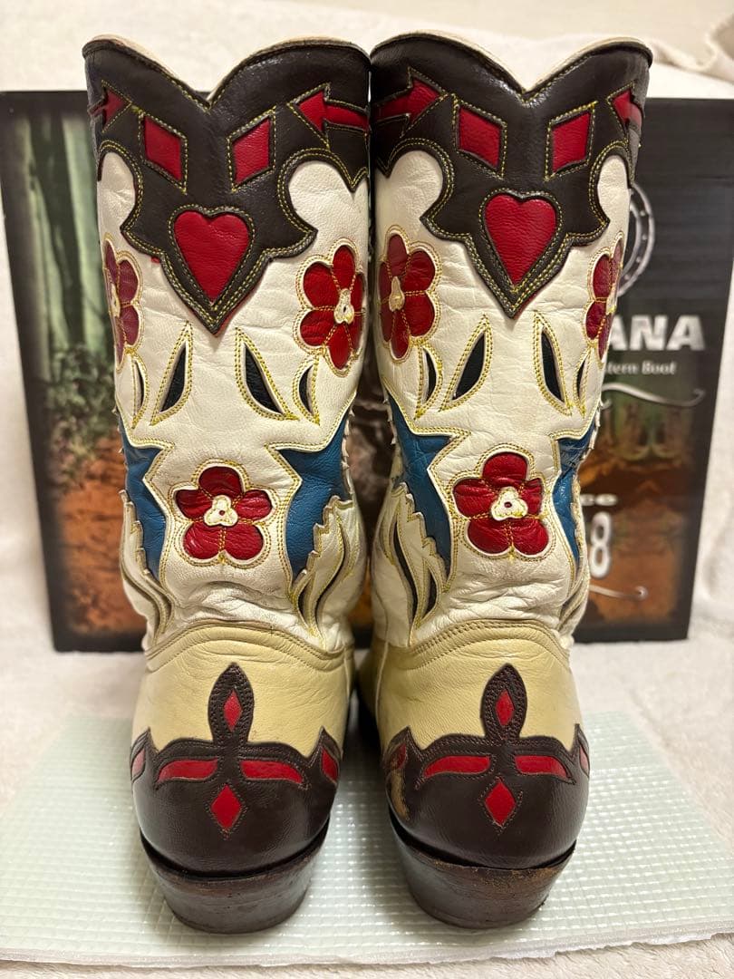 レア　MONTANA ウエスタンブーツ　ブルーバード　モンタナ　トニーラマ　箱付