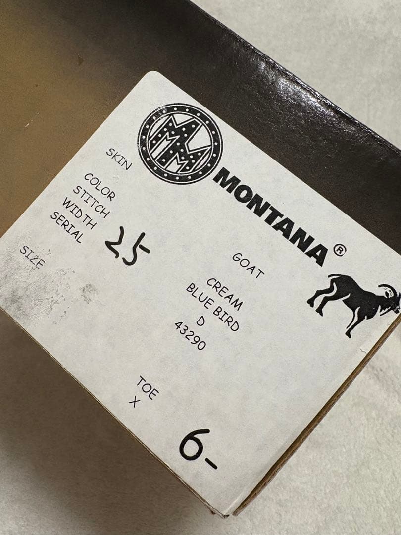 レア　MONTANA ウエスタンブーツ　ブルーバード　モンタナ　トニーラマ　箱付