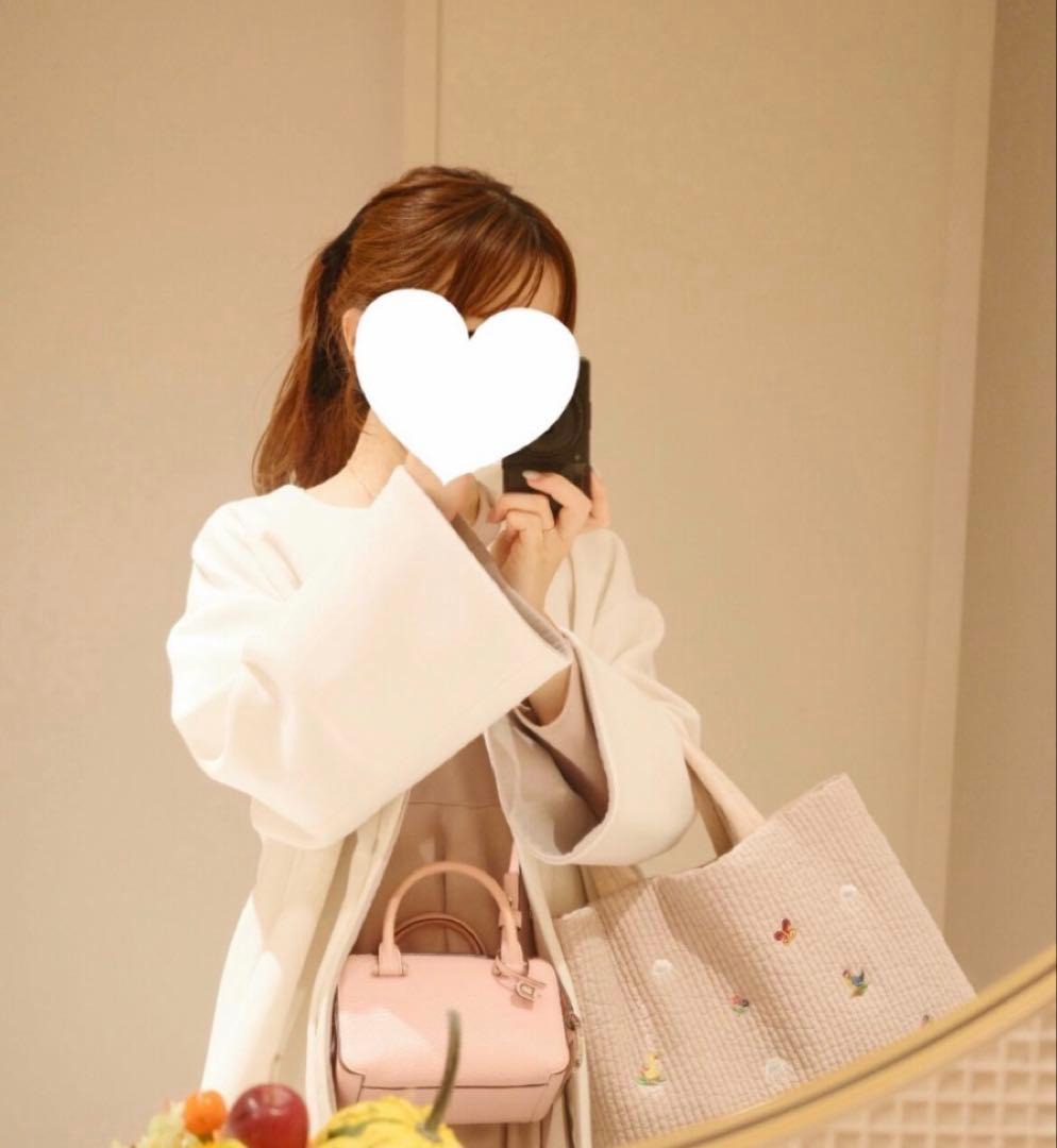 【hitomi】マシュマロバイカラーコート (XXS)