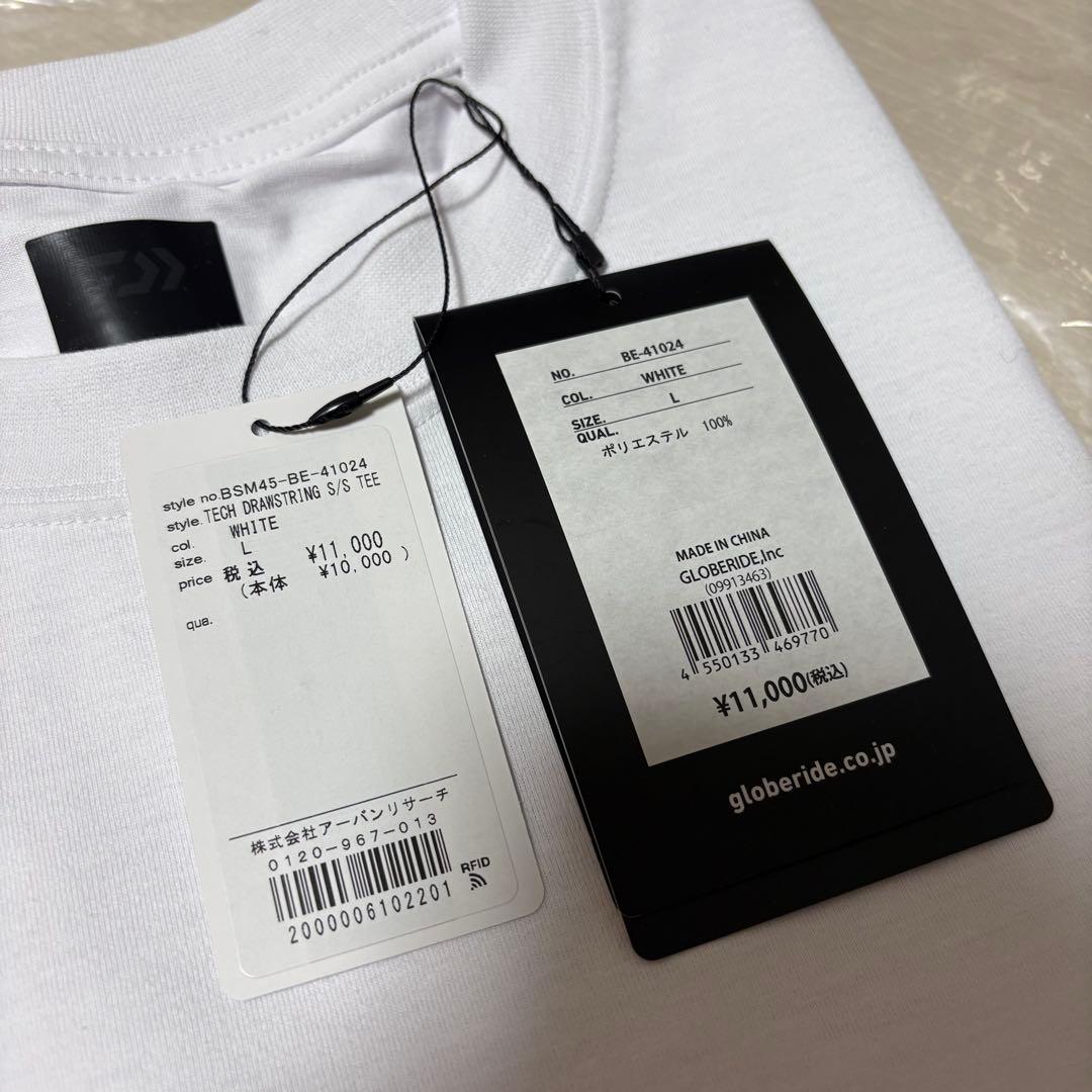 新品 DAIWA PIER39 TECH DRAWSTRING S/S TEE