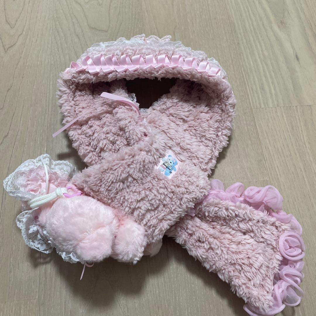 グニフニ♡ぷくぷくハートのくまちゃんマフラー