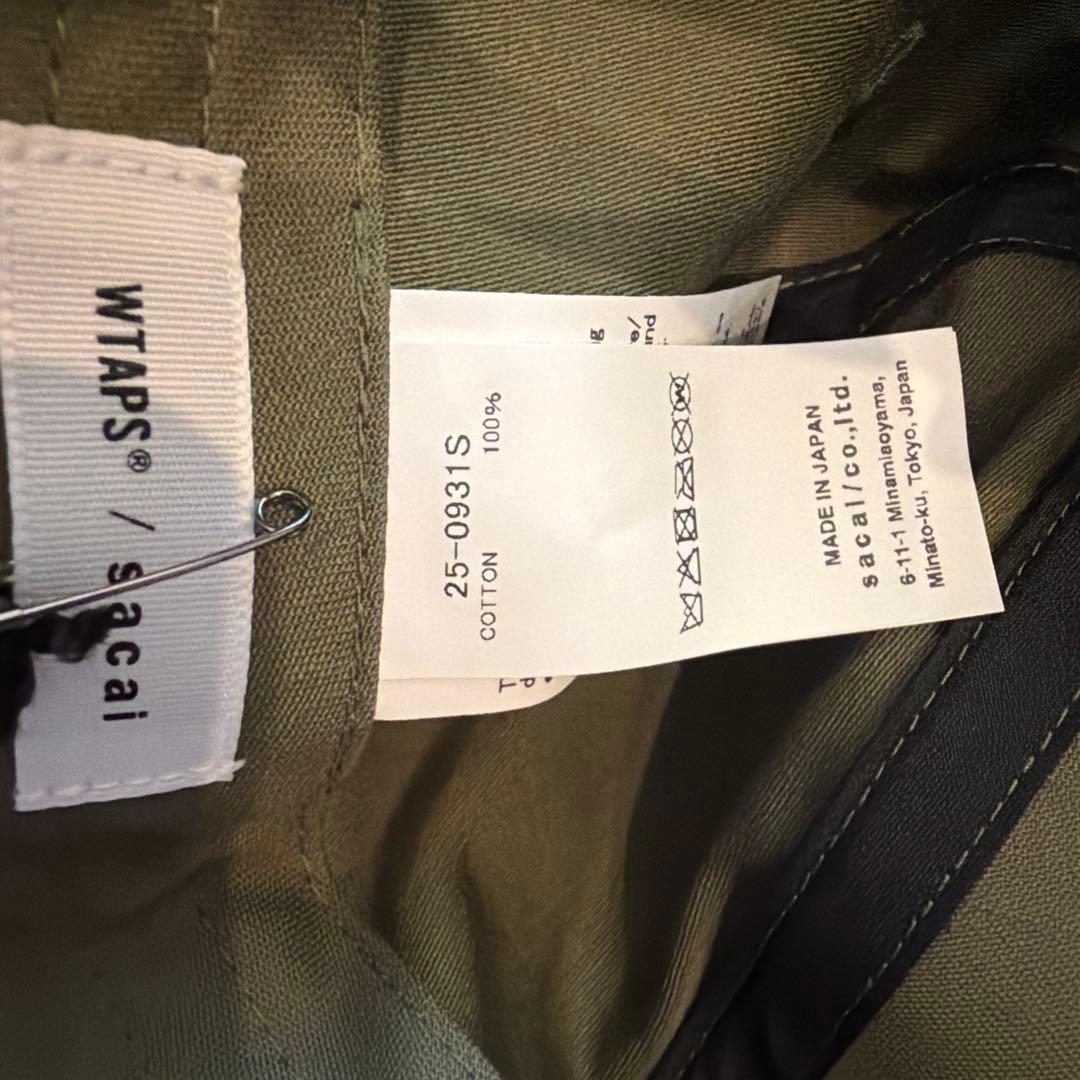 ポ*ン様 WTAPS / sacai オリーブ キャップ