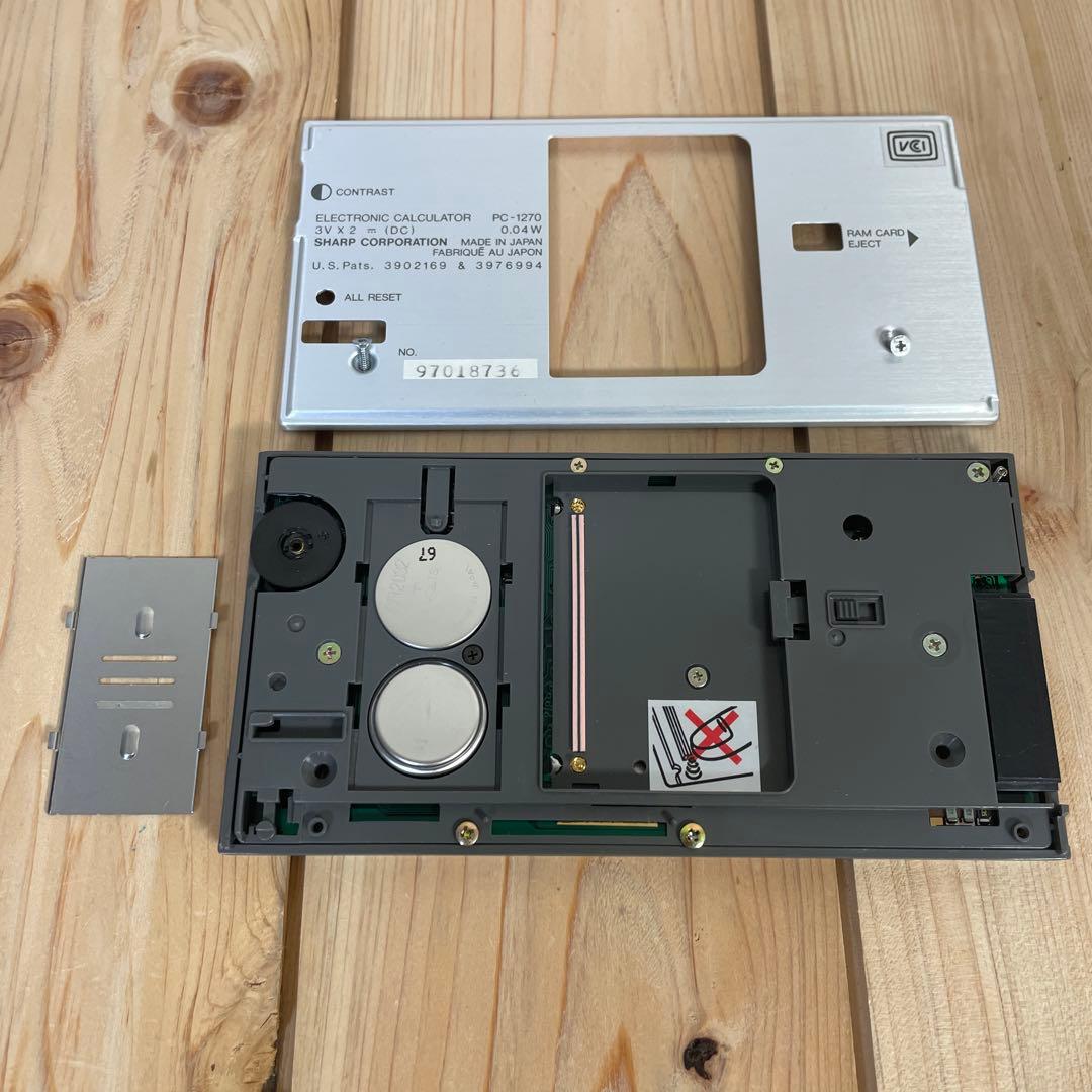 SHARP CE-212M ポケコン用増設RAM 2枚 PC-1270付き