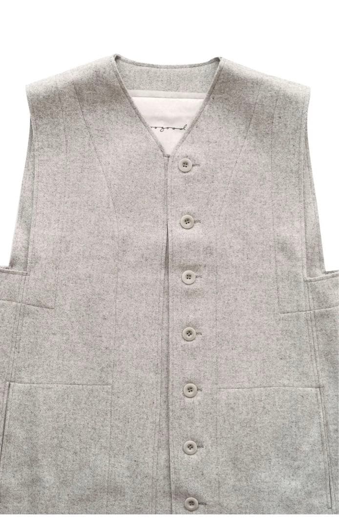 トップス toogood-THE RESTORER WAISTCOAT-WOOl FELT
