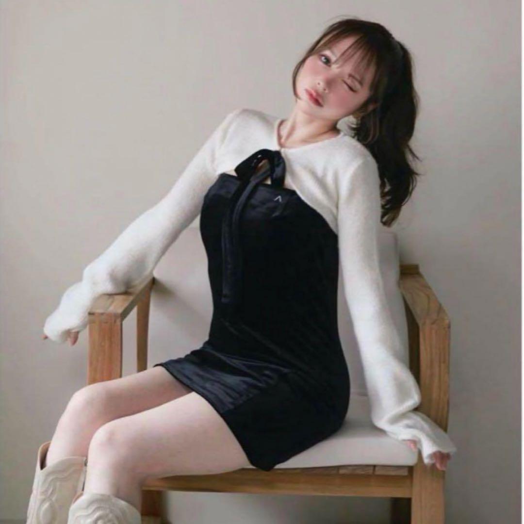 Anita ribbon mini dress アンドマリー