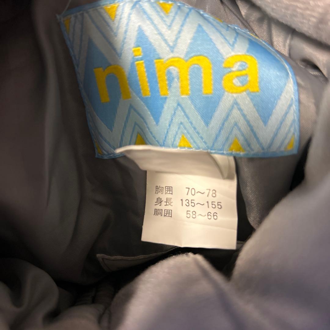 子ども用スキーウェア セット nima 黒　150 アジャスター