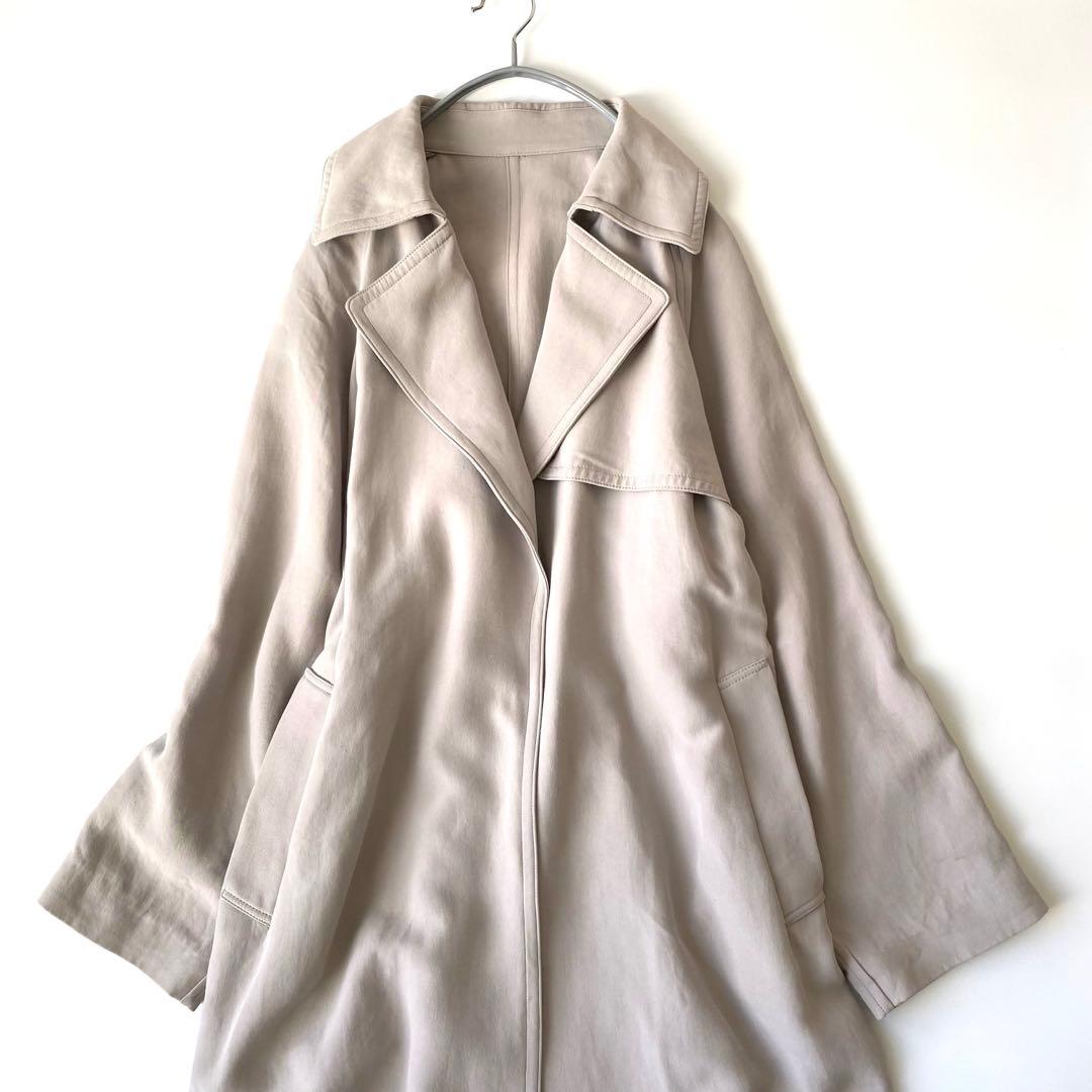 IENA✨定価4万円 アセテートコットンオーバーチェスターコート/トレンチコート