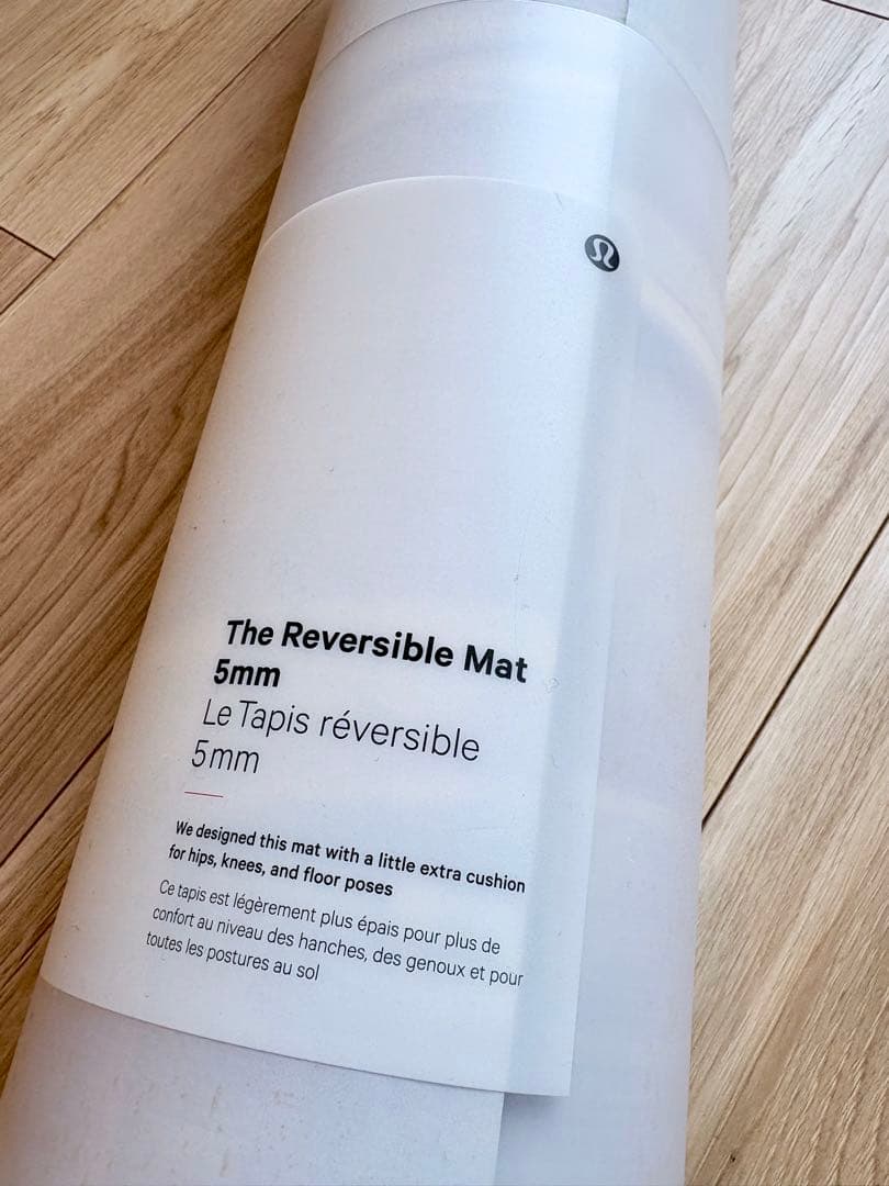 新品未使用lululemon The Reversible Mat 5mm白