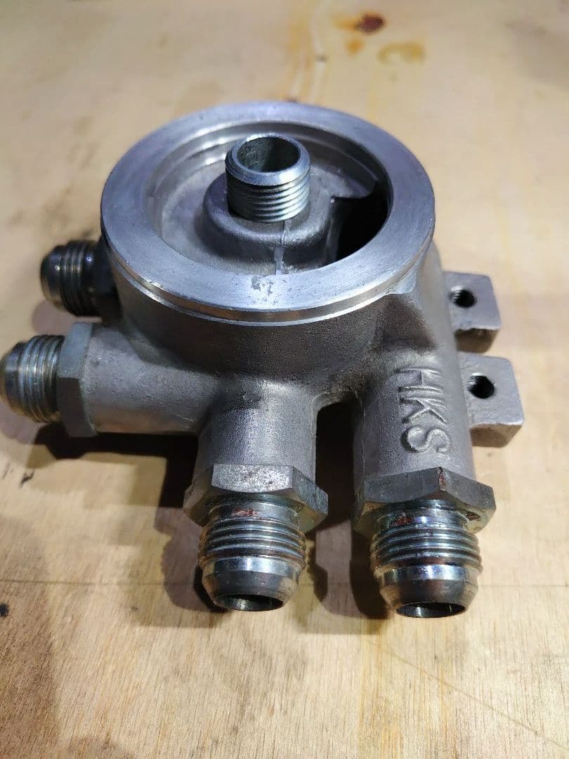 HKS オイルクーラー用セパレートブロック