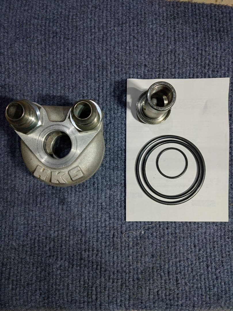 HKS オイルクーラー用セパレートブロック