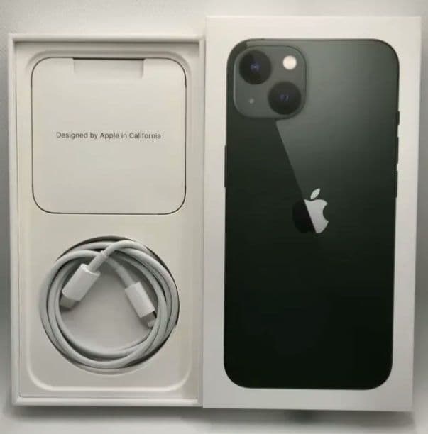 【バッテリー100%中古美品】Apple iPhone13 128GB グリーン