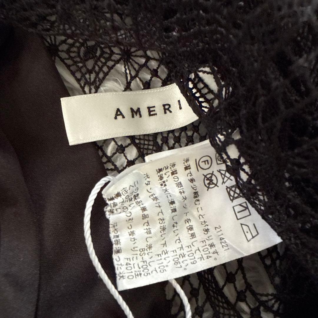 saki☆ 新品Ameri VINTAGE LACE POLO SHIRT