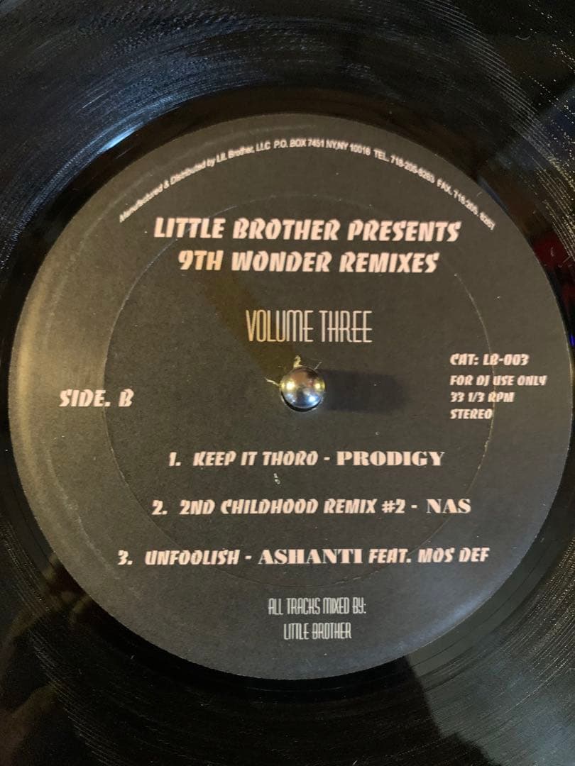 9th Wonder – Remixes Vol. 3 激レア 12インチ◎