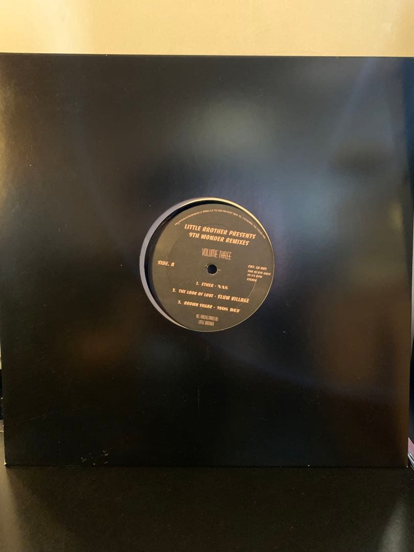 9th Wonder – Remixes Vol. 3 激レア 12インチ◎