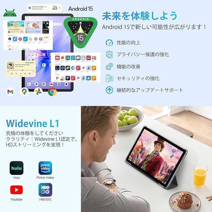 Blackview Tab 60 WiFi 10.1インチ 12GB+128GB