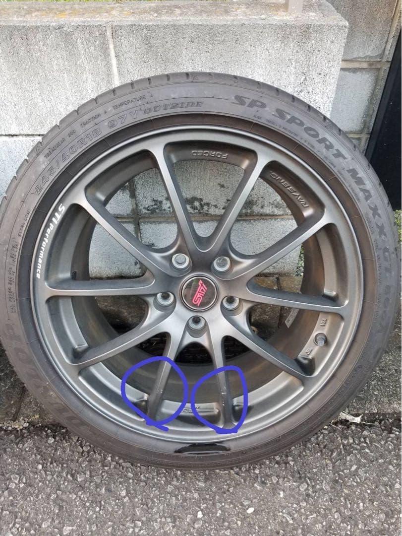 STI パフォーマンスホイール18インチ