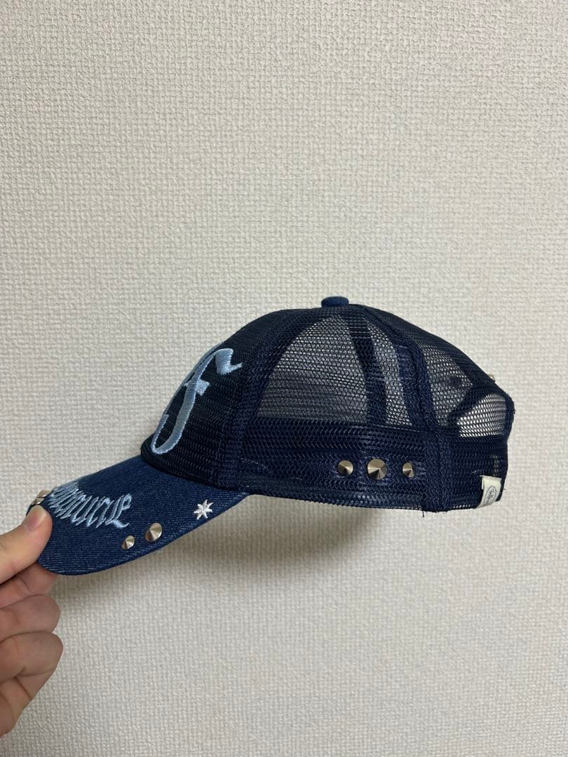 O別注　FAKE AS FLOWERS Studed faf mesh cap
