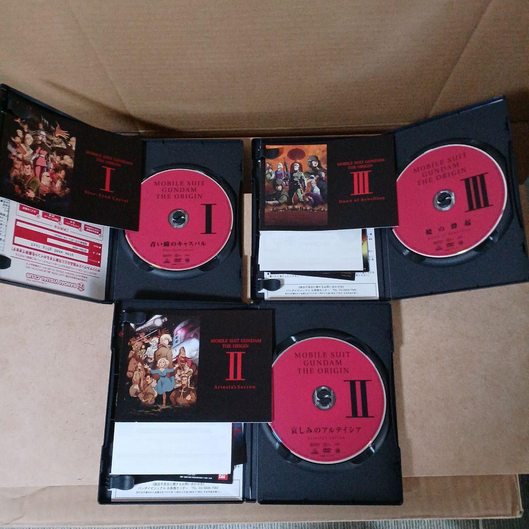 DVD(バンダイビジュアル)　機動戦士ガンダム　ジ・オリジン　全6巻セット
