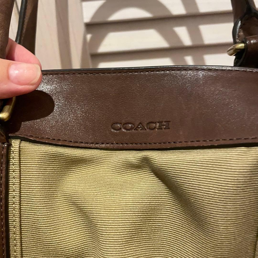 ⭐︎COACH⭐︎オールドコーチ⭐︎ボストンバッグ ベージュ・ブラウン⭐︎ビンテージ⭐︎