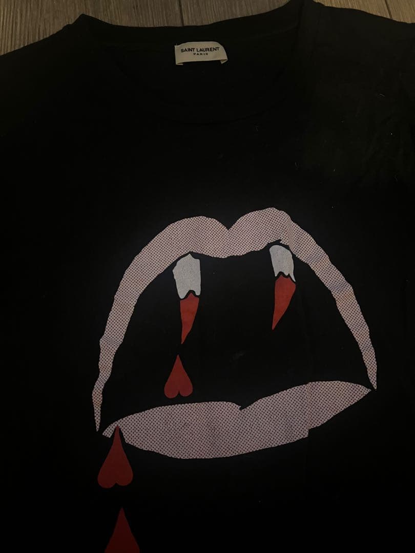 saint laurent vampire tシャツ S