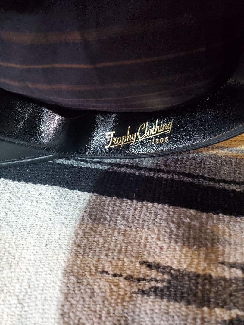 Trophy Clothing ブラックレザーキャップ