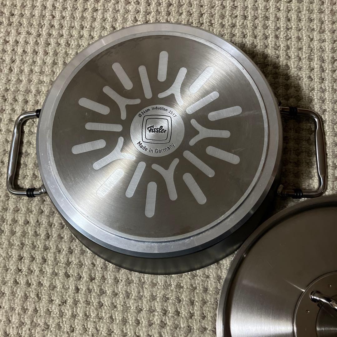 アマダントキャセロール　24㎝フィスラー　ステンレス 両手鍋