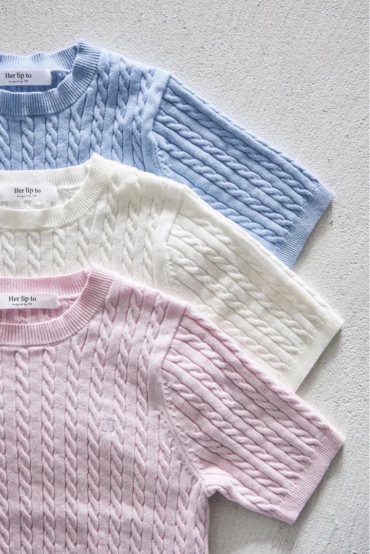 【新品未使用タグ付き】Essential Cable Knit Set