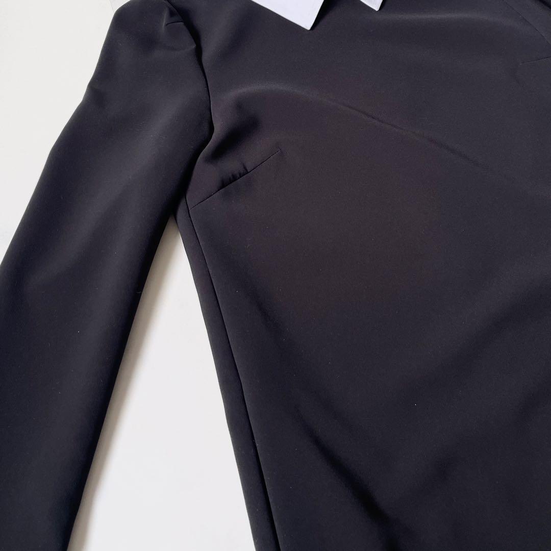 綺麗✨フォクシー プライベートノワール 白襟 ワンピース ドレス 定価7万 S