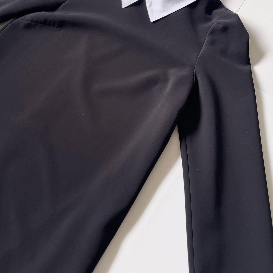 綺麗✨フォクシー プライベートノワール 白襟 ワンピース ドレス 定価7万 S