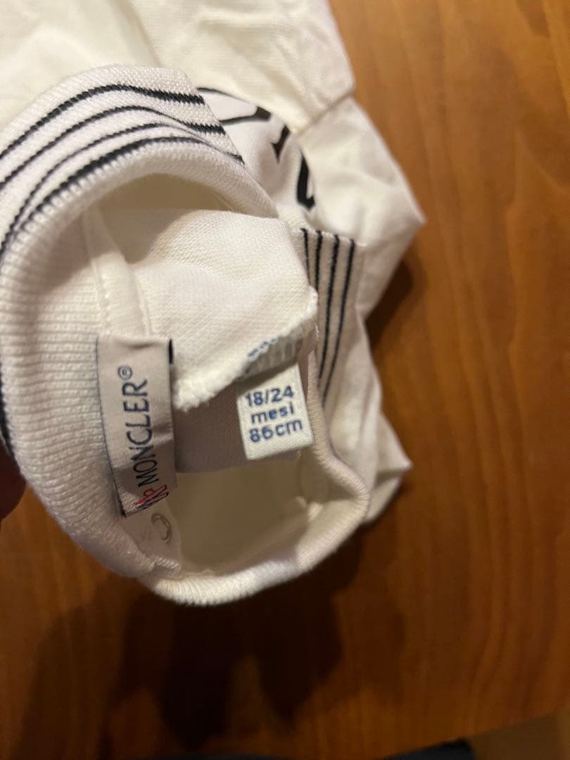 【美品】MONCLER 半袖ポロシャツワンピース