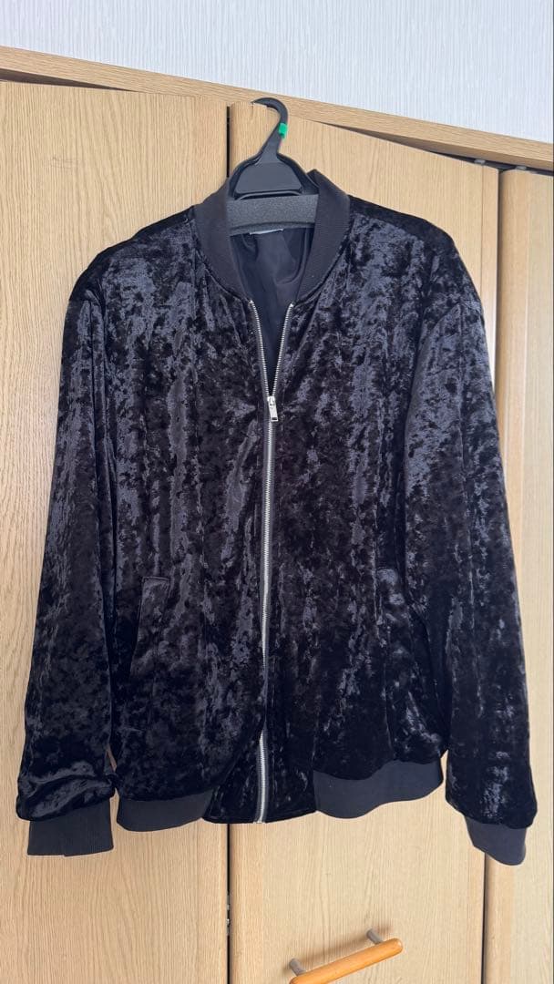 GACKT着用agr crush velour MA-1 BZ ベロアブルゾン
