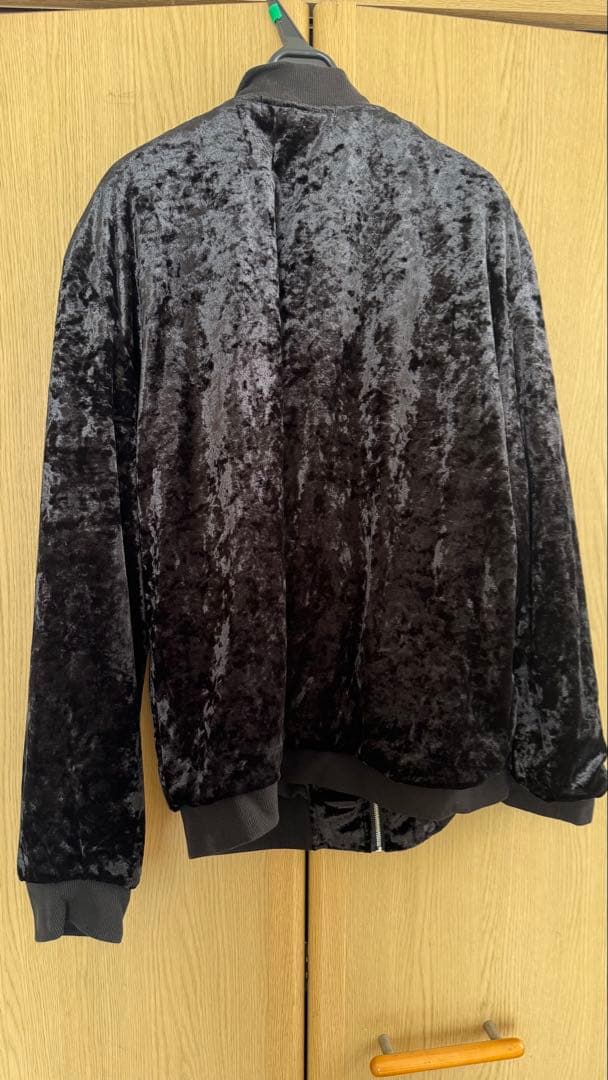 GACKT着用agr crush velour MA-1 BZ ベロアブルゾン