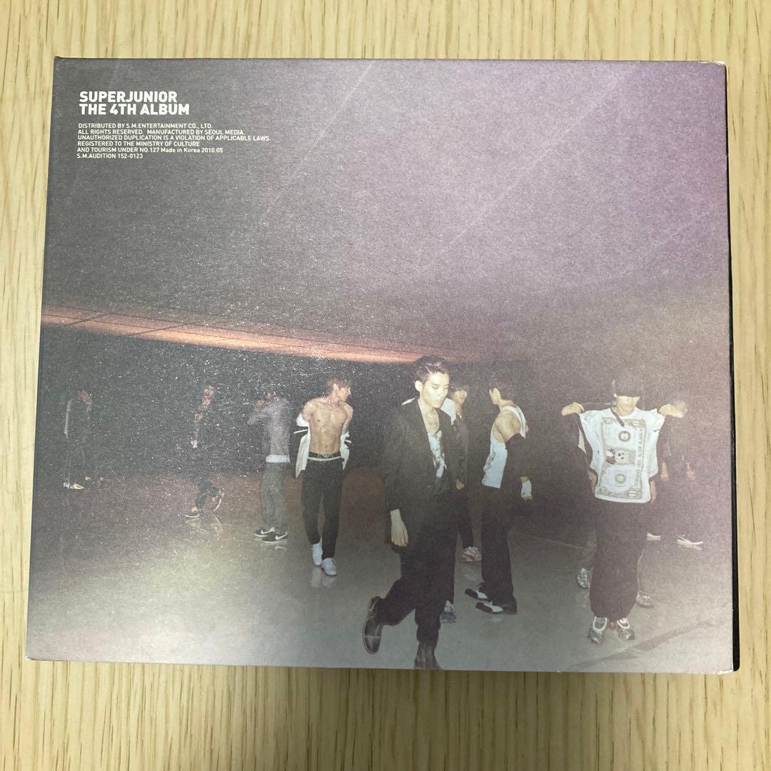 【CD+トレカ】super junior 4集アルバム　bonamana 韓国語