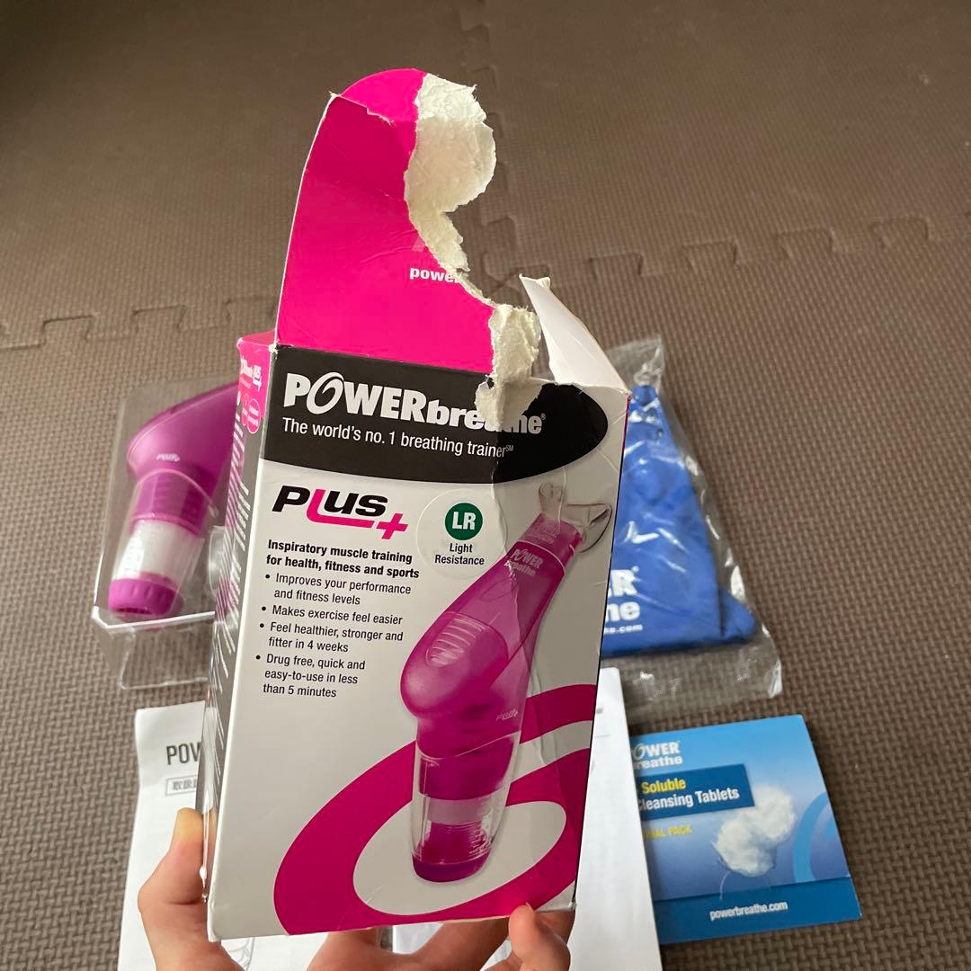 POWERbreathe PLUS+ ピンク　未使用