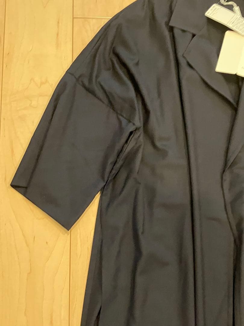 新品未使用　MaxMara ブラック　毛　スプリングコート　サイズ42