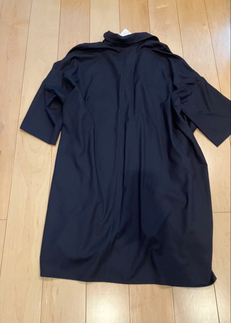 新品未使用　MaxMara ブラック　毛　スプリングコート　サイズ42