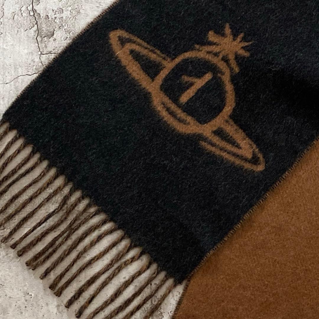 美品Vivienne Westwood オーブマフラー リバーシブル