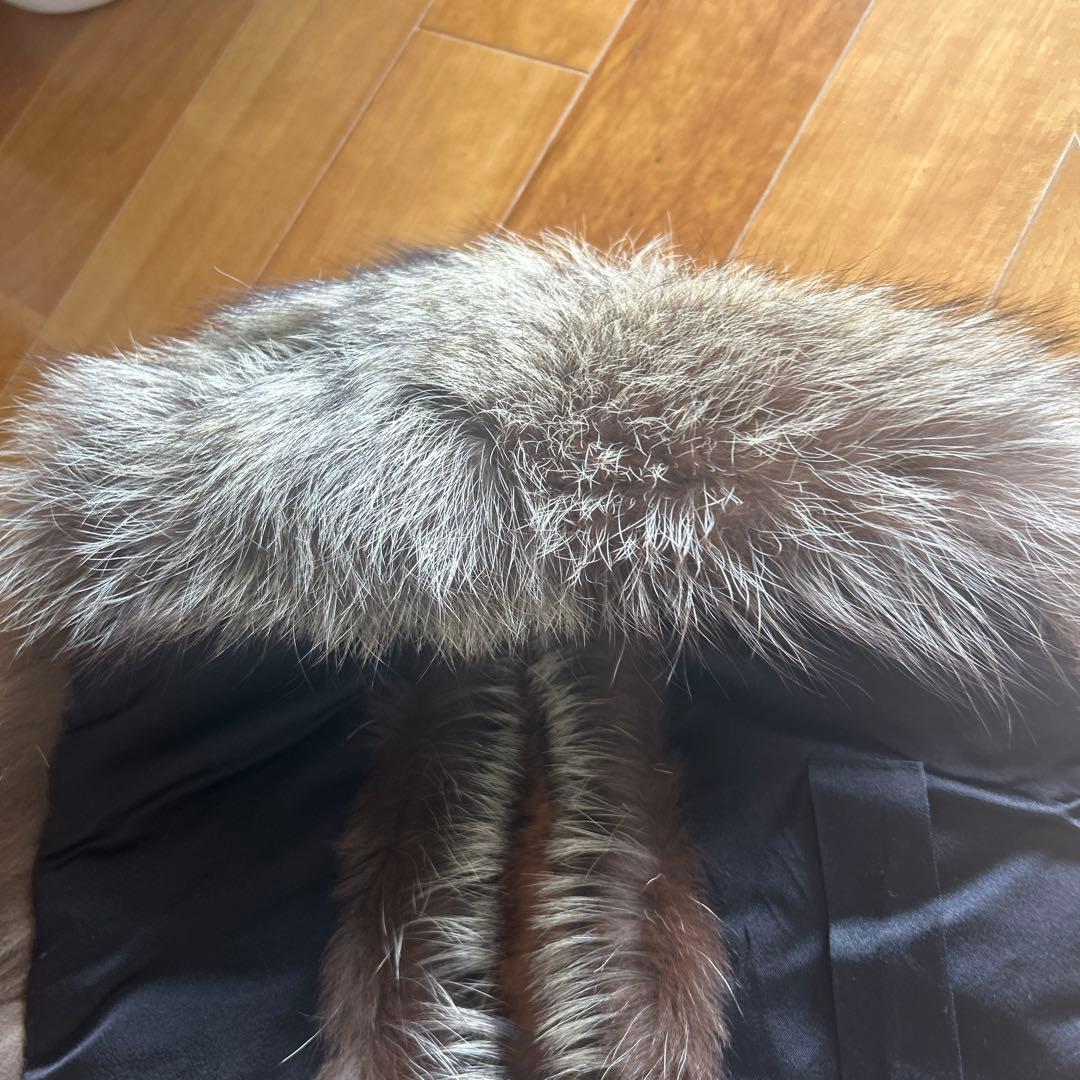 SAGA FOX ファー ショール ブラウン系