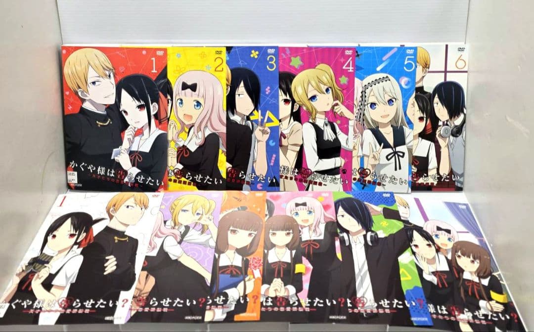 かぐや様は告らせたい　1期+2期+3期+劇場版レンタルDVD 全19巻セット