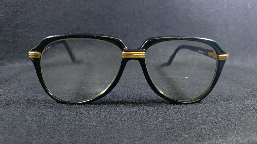 Cartier カルティエ メガネフレーム トリニティ ヴィンテージ ブラック