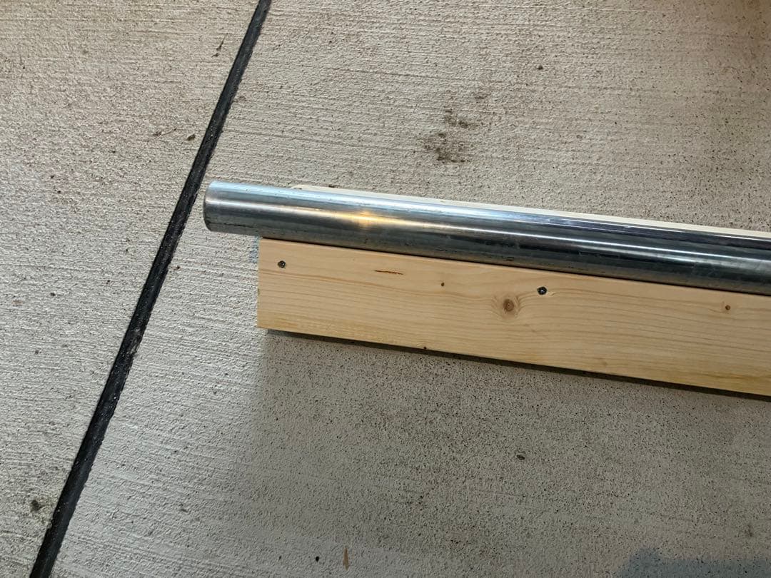 スノーボードオフトレ　セクション　レール　丸レール